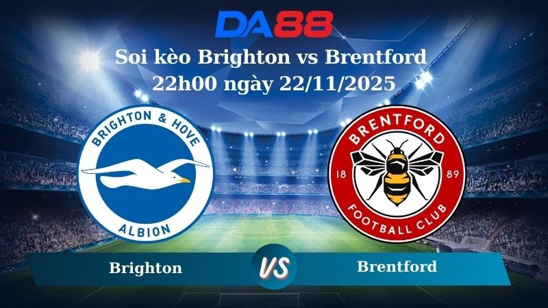 DA88 Nhận định soi kèo Brighton vs Brentford 22h00 ngày 22/11/2025 – Ngoại hạng Anh
