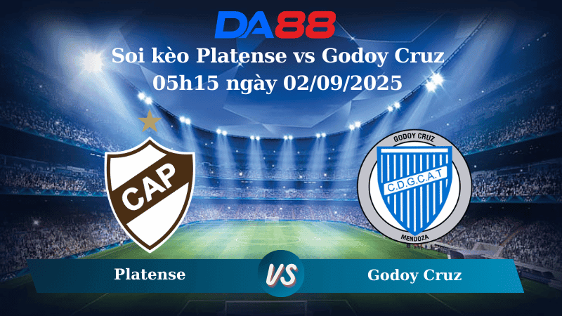 DA88 Nhận định soi kèo Platense vs Godoy Cruz 05h15 ngày 02/09/2025 - VĐQG Argentina